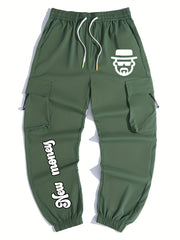 Men's Cargo Pants With Pockets Loose Overalls