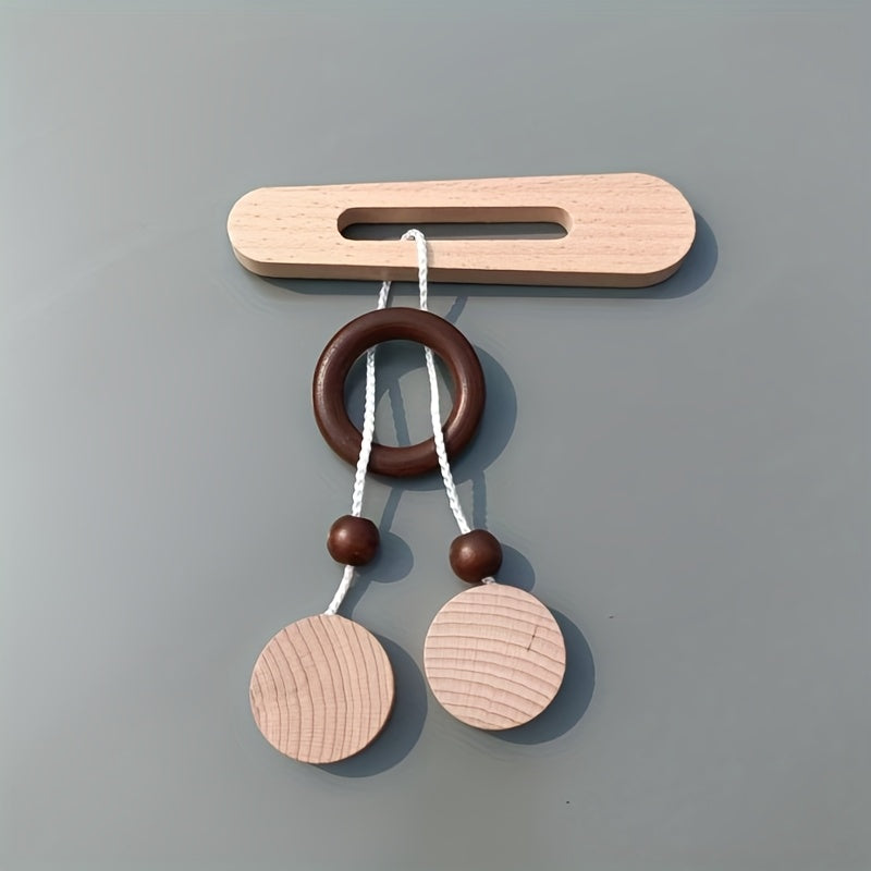 Wooden Puzzle Column Brain Teaser Lock 3D Dismantling Mind Game