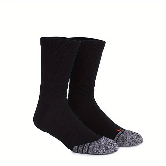1 Pair Breathable Basketball Socks for Hiking Running Training Climbing