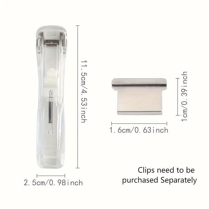 Push Clipper Traceless Stapler File Clippers Student Exam Papers