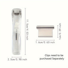 Push Clipper Traceless Stapler File Clippers Student Exam Papers