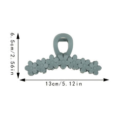 Matte Hair Claw Clips Strong Hold Clamps Flower Hair Styling