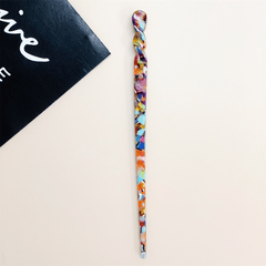 Leopard Print Tortoise Shell Hair Pins French Style Hair Clips For Women