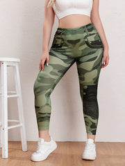  Camo High Rise Skinny Trousers