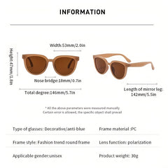 Men's Acrylic Frame Sunglasses UV Protection Eyewear