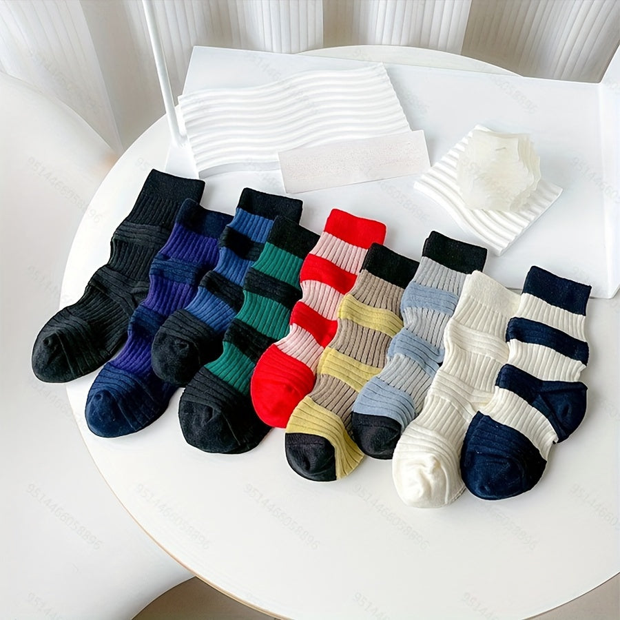 Women's Navy Texture Socks