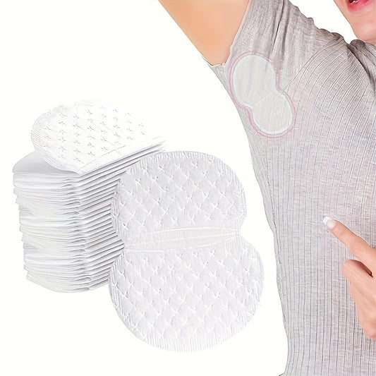 50-100 Pcs Disposable Armpit Sweat Pads - Odorless & Breathable
