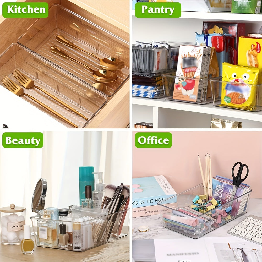 Desktop Tea Bag Drawer Storage Box Cosmetics Divided Storage Container