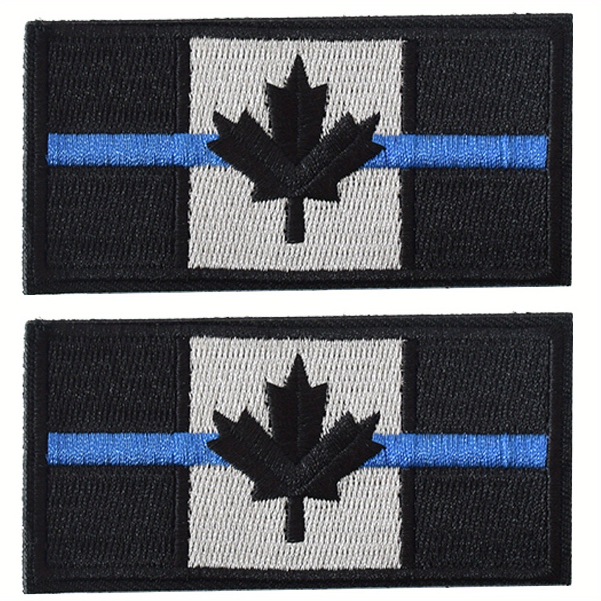 J CARP 2pcs Canadian Flag Patch Military Insignia For Men