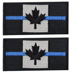 J CARP 2pcs Canadian Flag Patch Military Insignia For Men