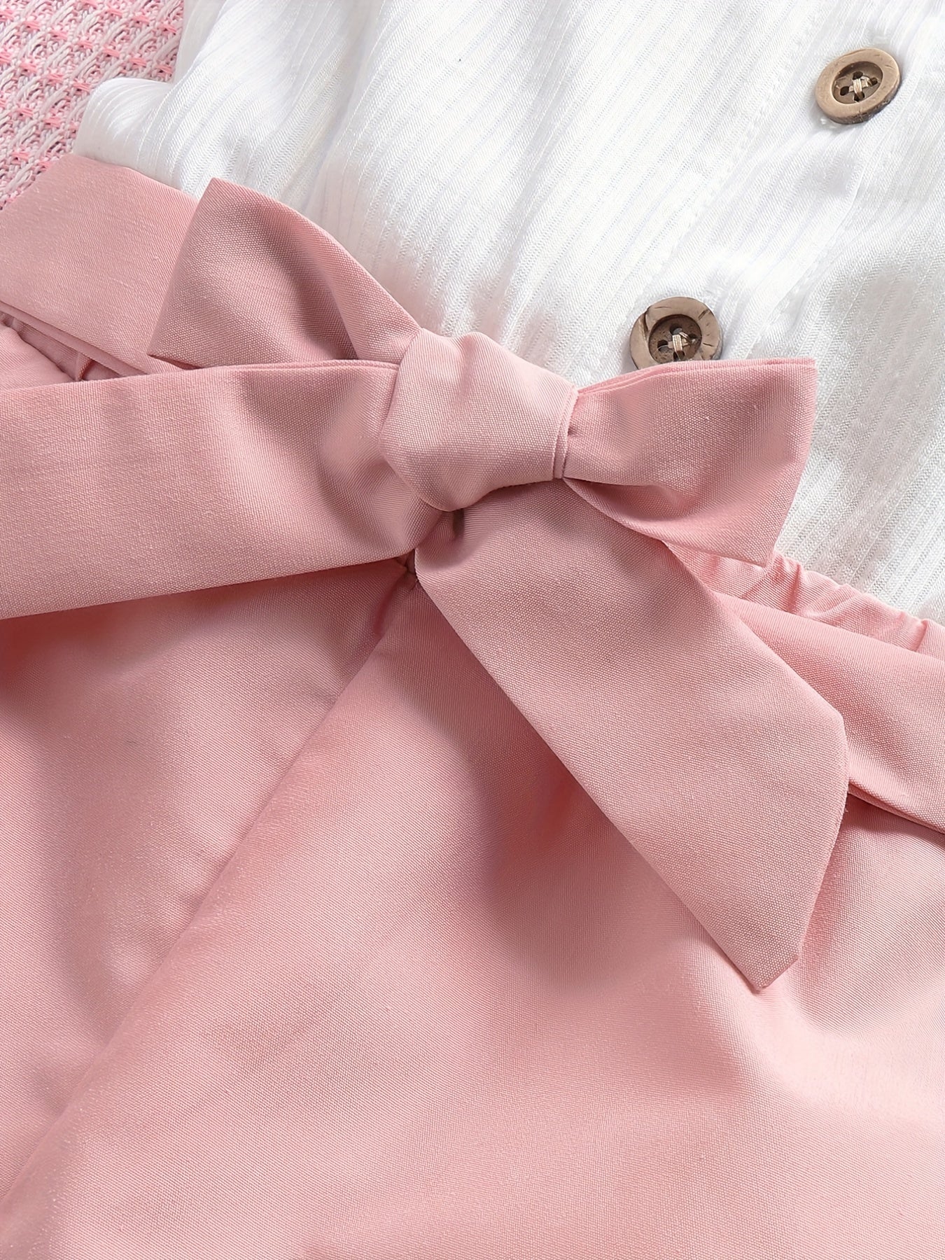 Girls Pink Summer Jumpsuit