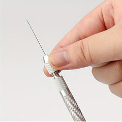 Hair Extension Tools Set 3 Needles Pulling Needle Loop Threader Ventilating Hold