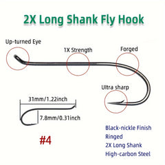5pcs Fast Sinking Wet Fly For Trout Salmon Stimulator Flies Fishing Tackle