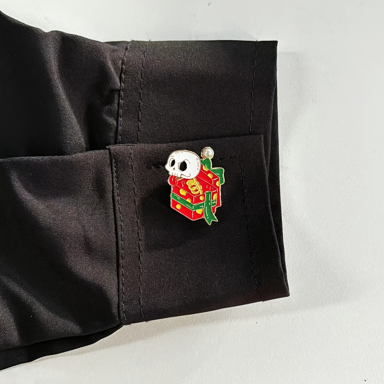 2pcs Halloween Spider Pumpkin Shirt Buttons Set