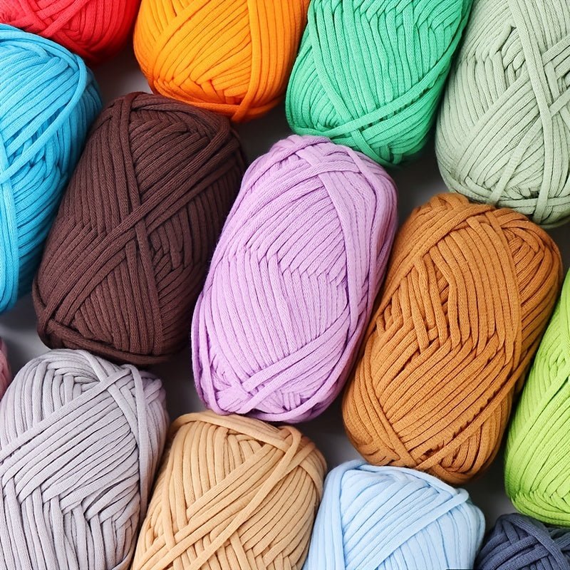50g Cotton Yarn for Weaving DIY Scarves Blankets Hats 50m