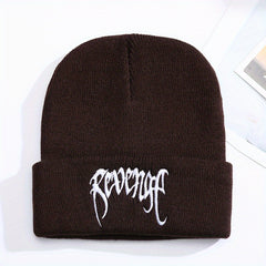 Embroidery Cold Hat Warm Ear Protection Knit Cap