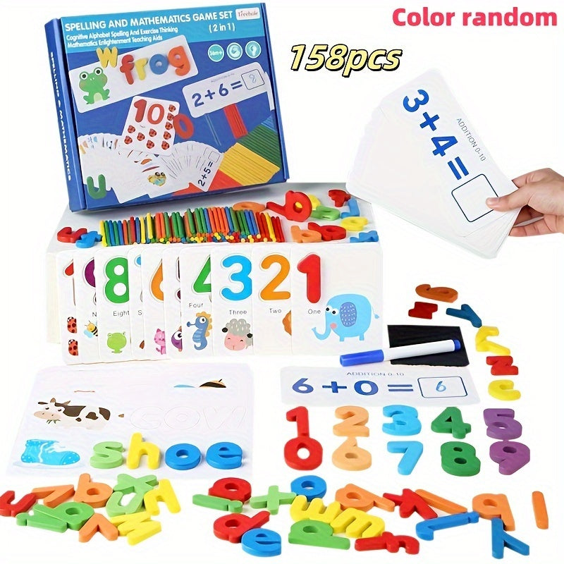 Preschool Math Puzzle Kit - Addition Subtraction Multiplication Division