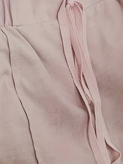  Casual Shorts Women's Plus Plain Drawstring Basic Shorts