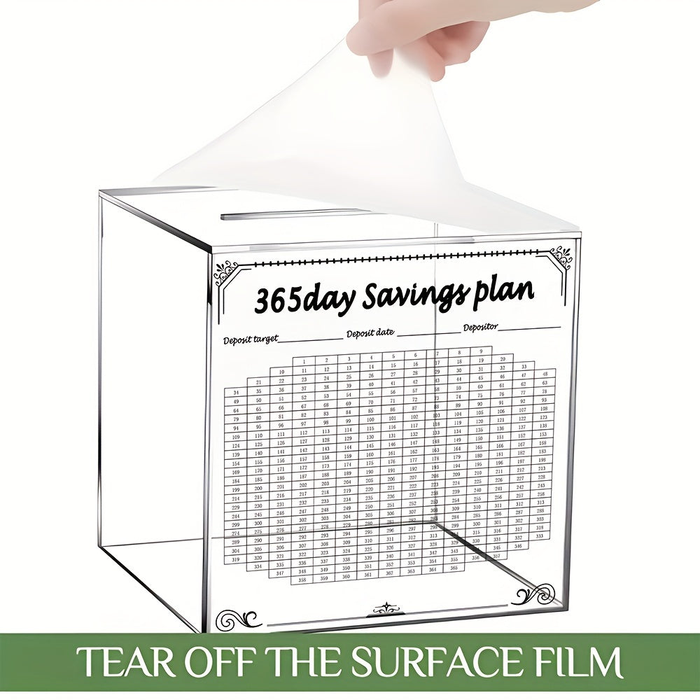 365 Days Savings Planner Money Bank For Adults Unbreakable Coin Change Money Box