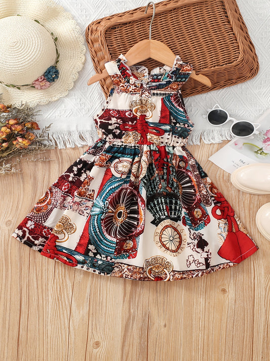 Girls Sleeveless Birthday Princess Dress Kids Summer Clothes