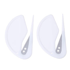 2pcs Plastic Letter Opener Mini Sharp Letter Mail Envelope Opener