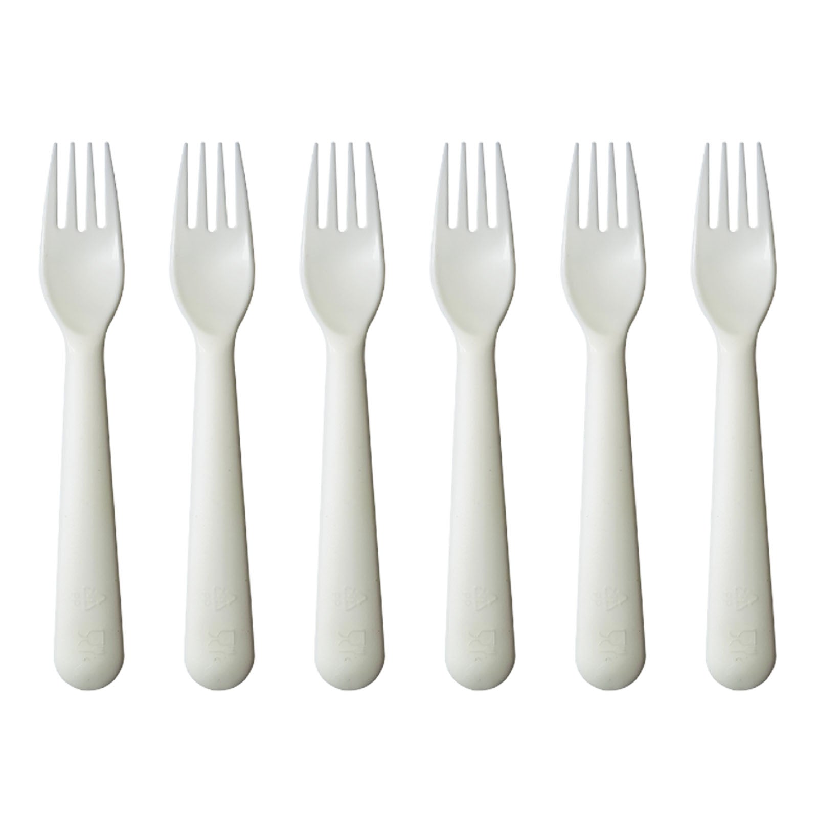 6pcs Kids Plastic Forks Nordic Macaroon BPA-Free Utensils for Baby & Children