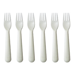 6pcs Kids Plastic Forks Nordic Macaroon BPA-Free Utensils for Baby & Children