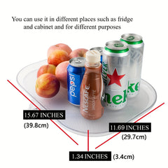 Refrigerator Turntable Organizer for Condiment Storage