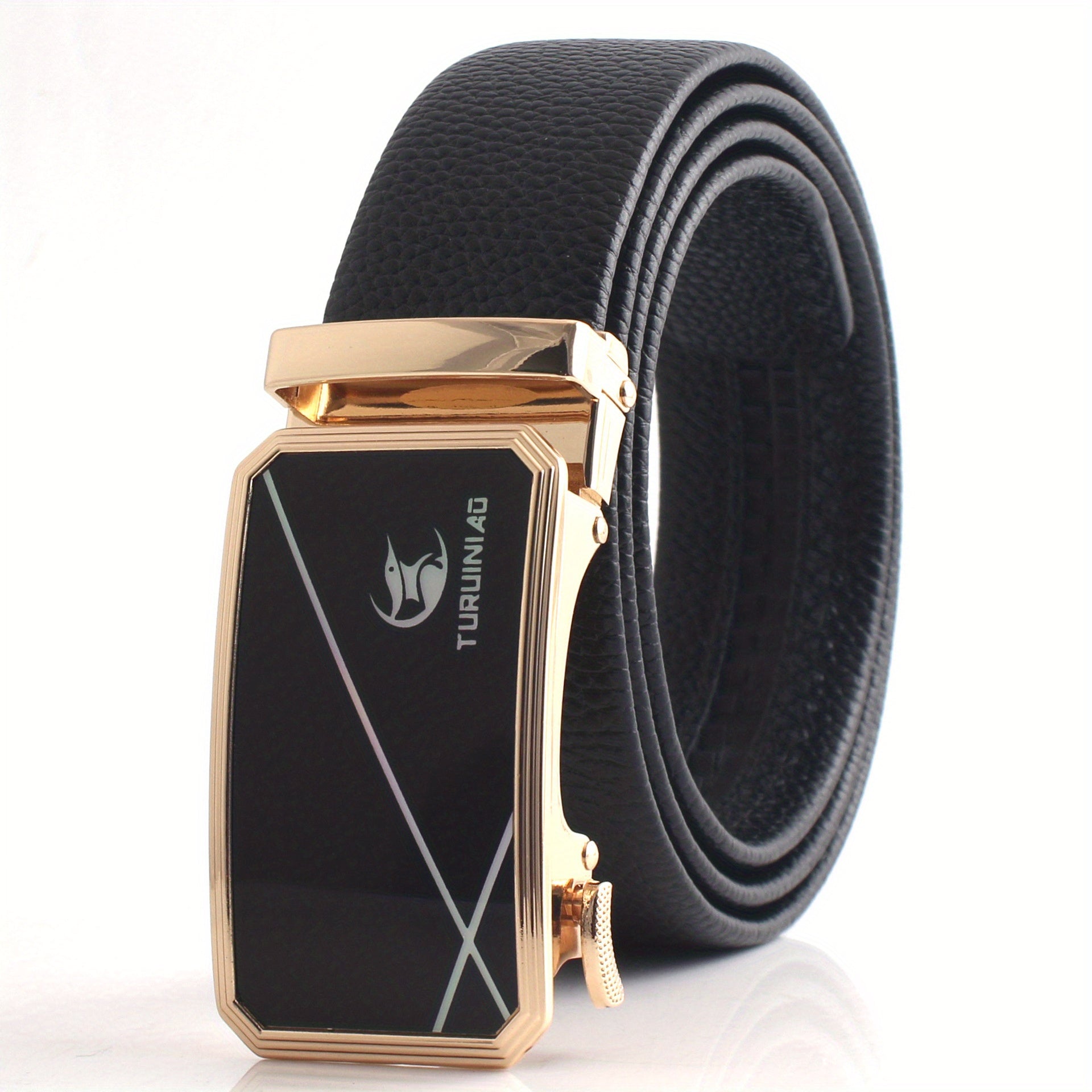 Men's Automatic Buckle Belt - Genuine Leather
