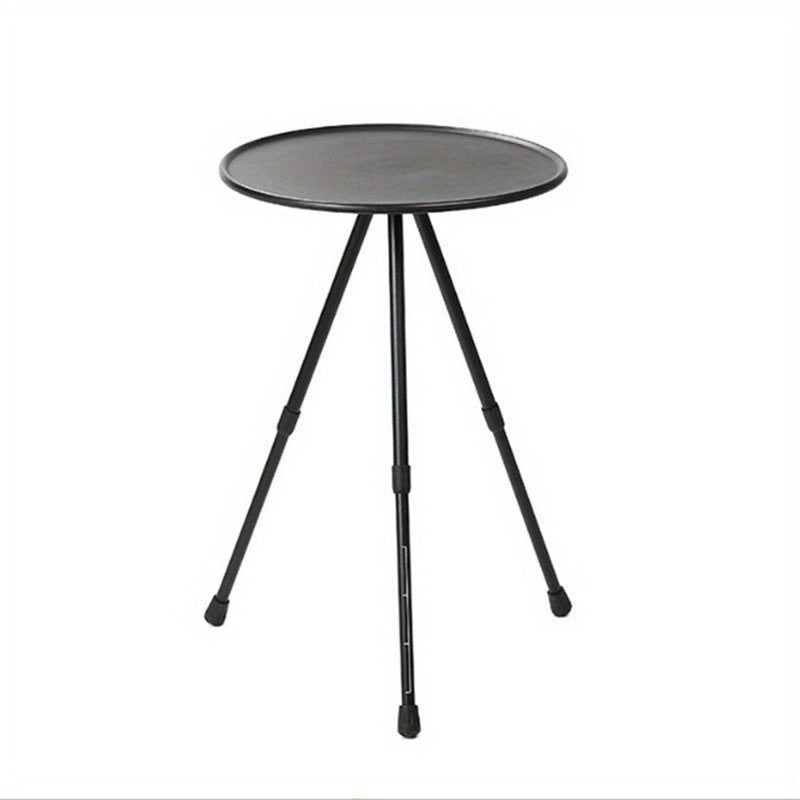 Foldable Small Round Table for Camping Aluminum Alloy ABS Material