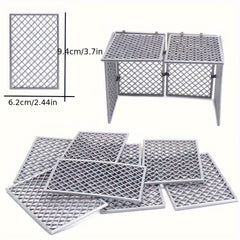 20pcs Military Iron Fence Scene Decoration Accessories