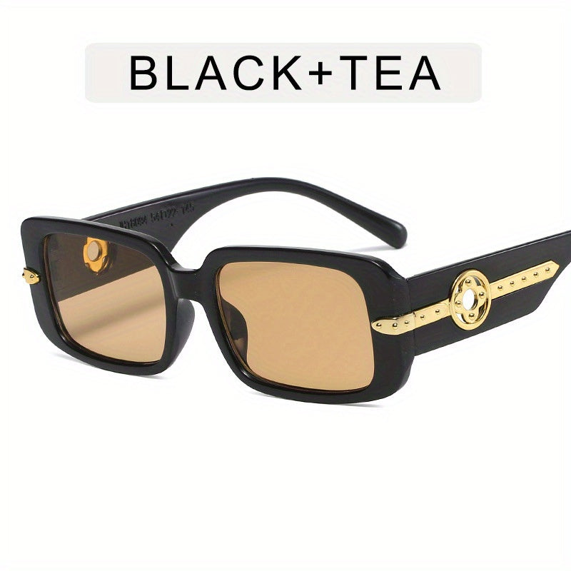 Rectangle Sunglasses Women Retro Outdoor Shades Classic Vintage Driving Sun Glas