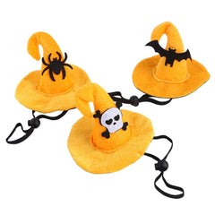 Pet Halloween Witch Hat with Spider Pattern Costume for Cats & Dogs