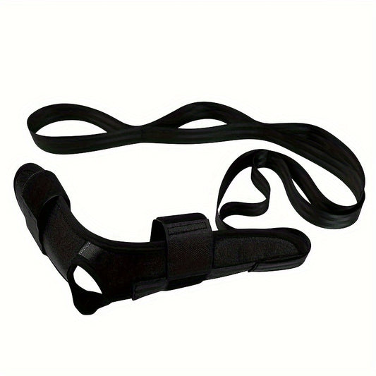 Yoga Stretching Band Fitness Rope with Foot Sleeve for Body Shaping