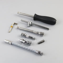 46pc Auto Repair Tool Set Ratchet Wrench Sleeve Combo Car Tool B