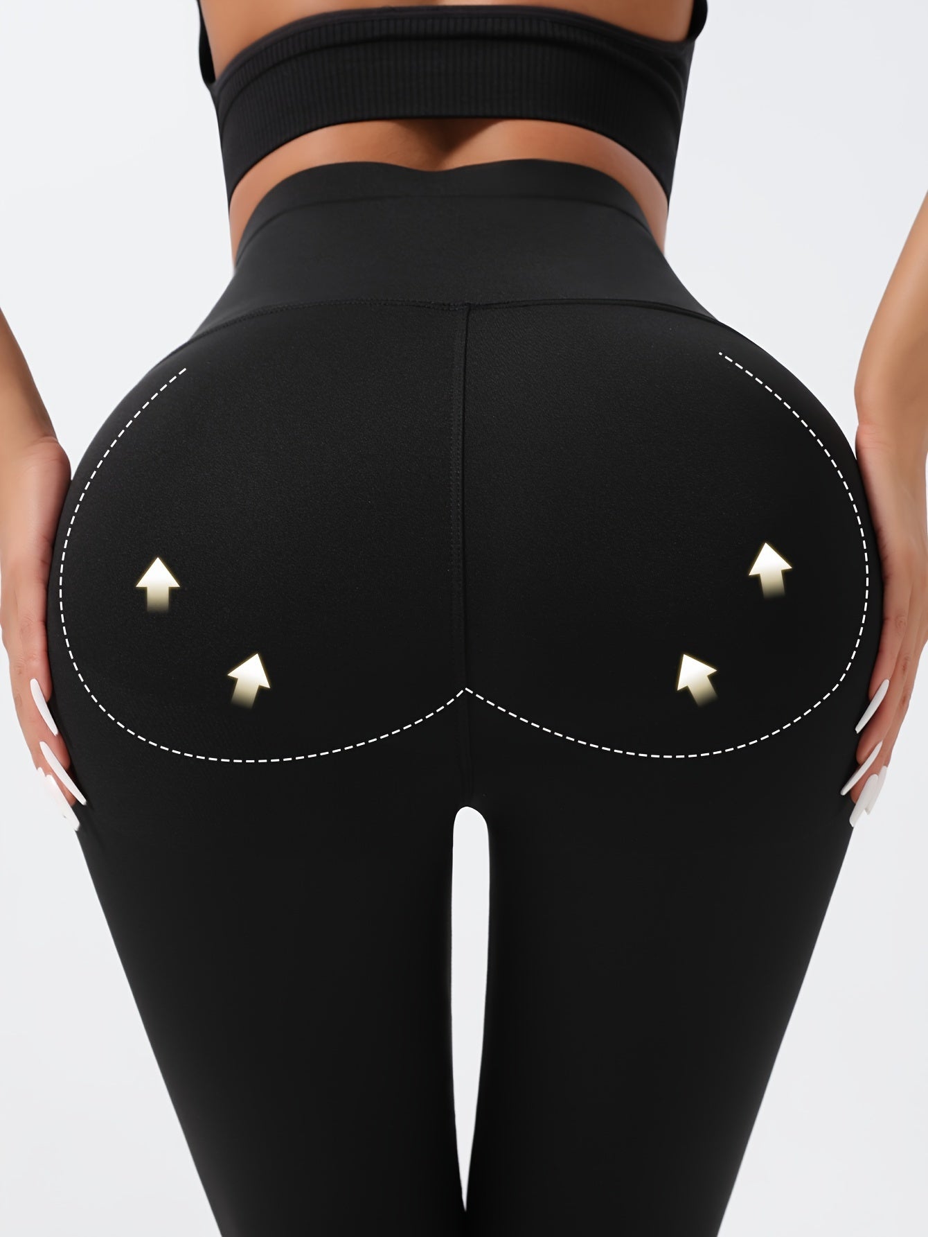 Breathable Mesh Splicing Tight Pants for Yoga Running