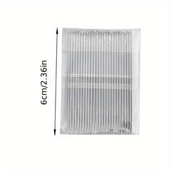 25pcs Large Eye Sewing Needles Stainless Steel Knitting Needl