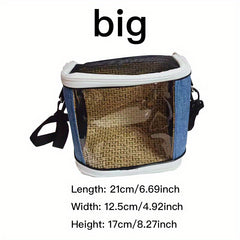 Portable Bird Carrier Bag for Travel Training Outings Lightweight Backpack