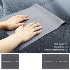 5pcs Car Drying Towel Chamois Microfiber Double Sided Auto Cleaning Quick Dry