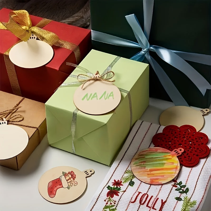 Round Wooden Circle Blank Wooden Board DIY Wooden Decorations