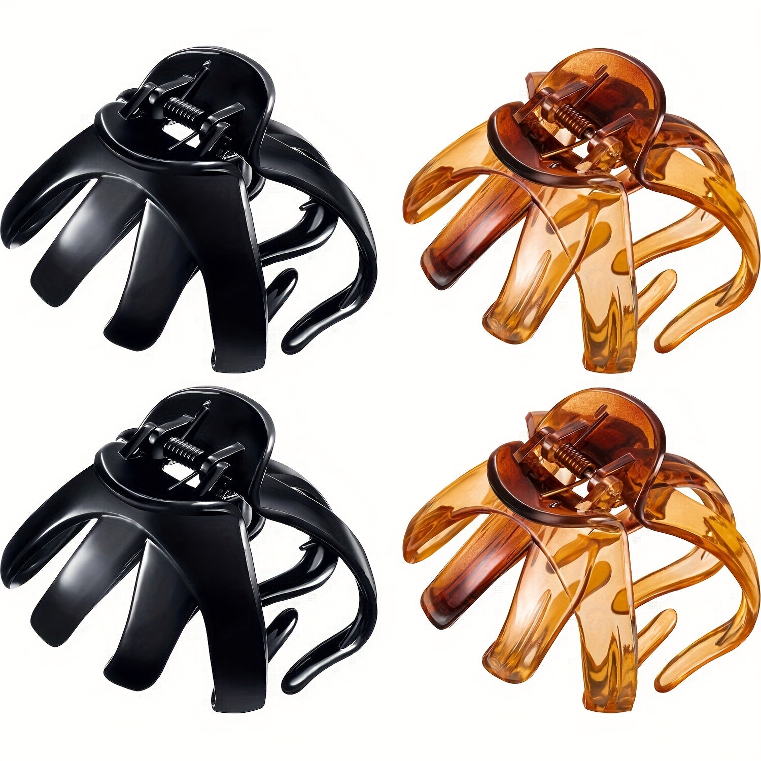 Octopus Spider Hair Claw Clip Strong Hold Grip Hair Jaw Clip For Thick Hair