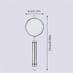 304 Stainless Steel Pot Mesh Strainer for Cooking & Kitchen Tools
