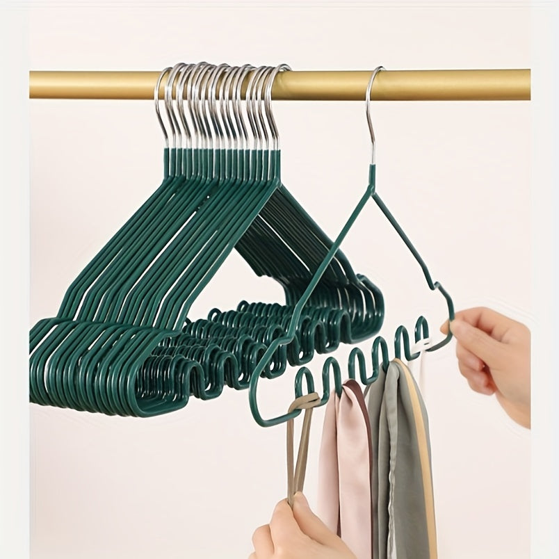 Metal Dipped Non-slip Hangers Waves Support Magic Hangers Clothes Dry