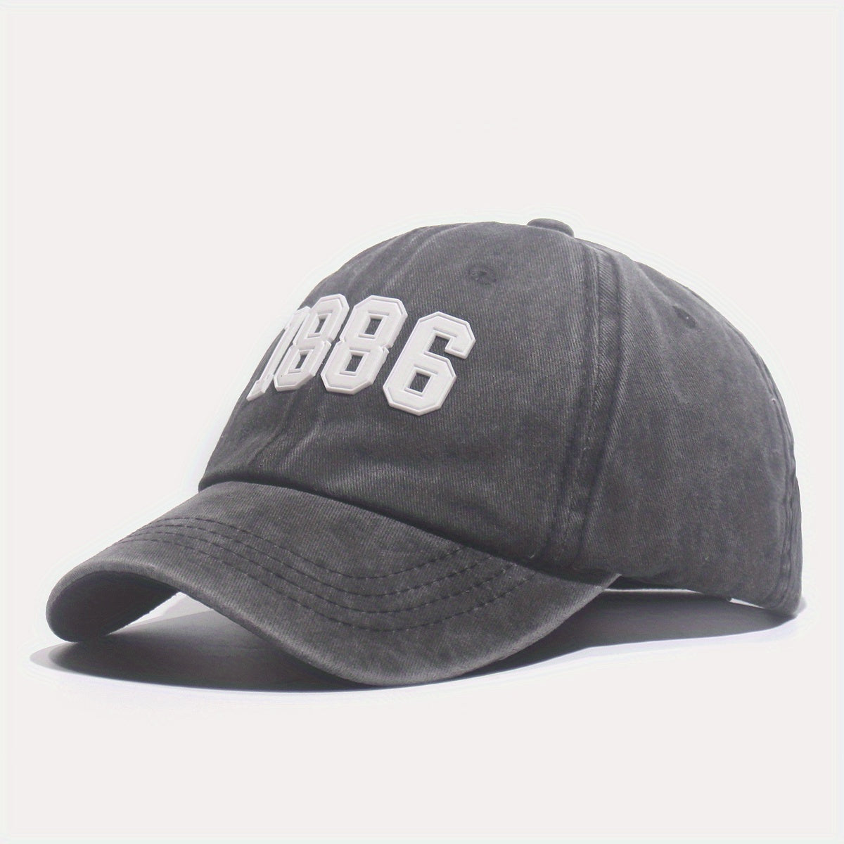 1886 Washed Men's Baseball Cap Sun Hat