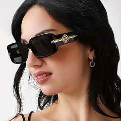 Rectangle Sunglasses Women Retro Outdoor Shades Classic Vintage Driving Sun Glas