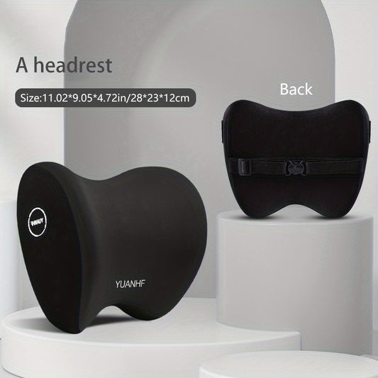Memory Foam Car Neck Pillow Waist Cushion for Driving Auto Headrest Pillow