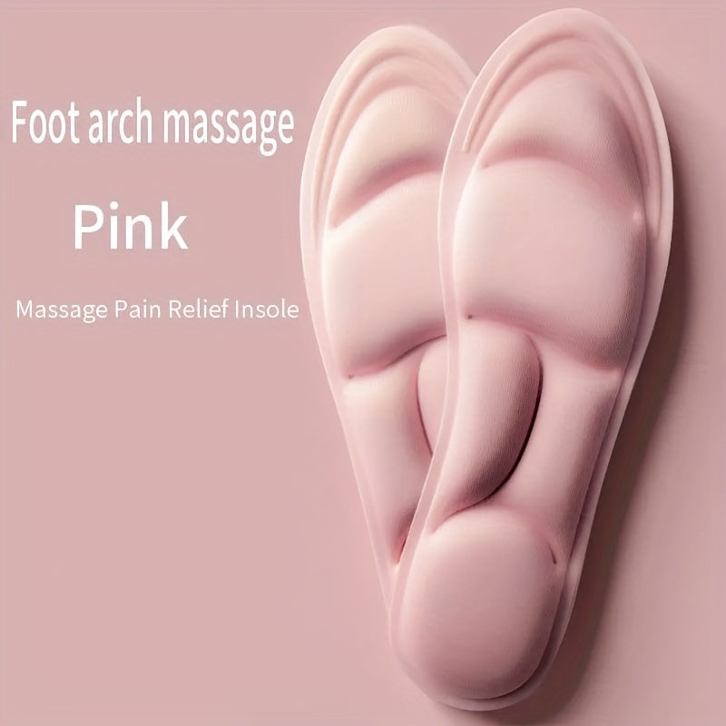 5D Shock Absorbing Sports Insole Memory Foam Shoe Pads