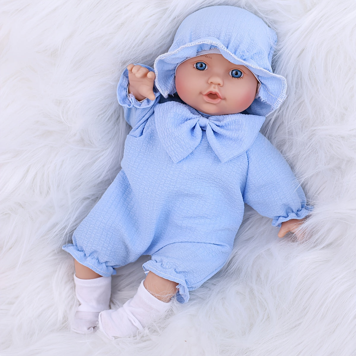 Realistic Soft Body Lifelike Reborn Doll with Clothes Suit for Boys Girls
