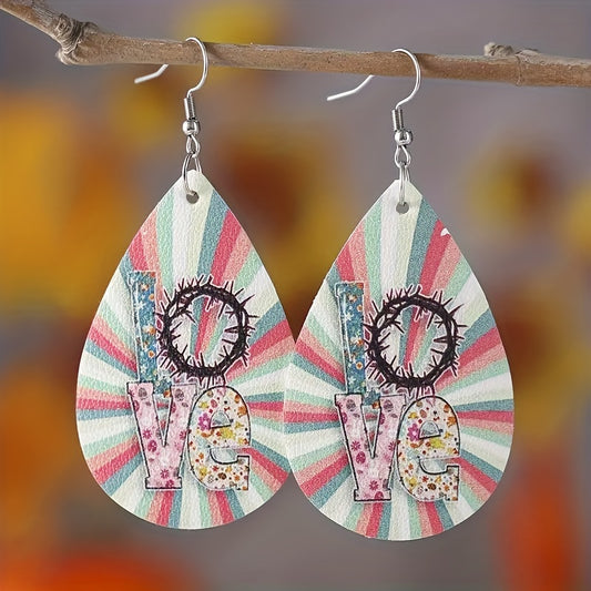 Teardrop Shape Earrings for Christmas Holiday Birthday