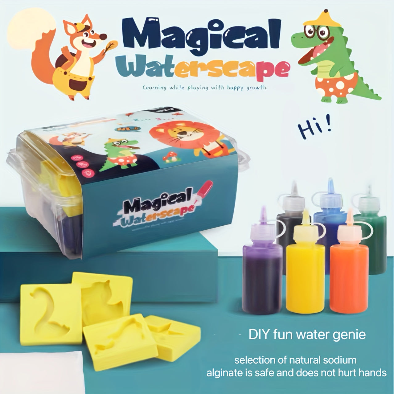 DIY Freehand Educational Toy Magic Water Elf Interactive Game Children's Gift